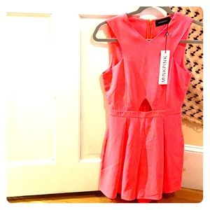 Brand New MINKPINK Hot Pink Romper